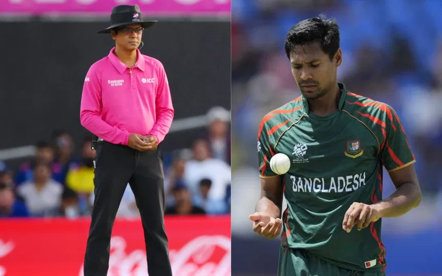 Bangladesh umpire presides IND vs NZ 1st ODI after Mustafizur Rahman's blacklisting